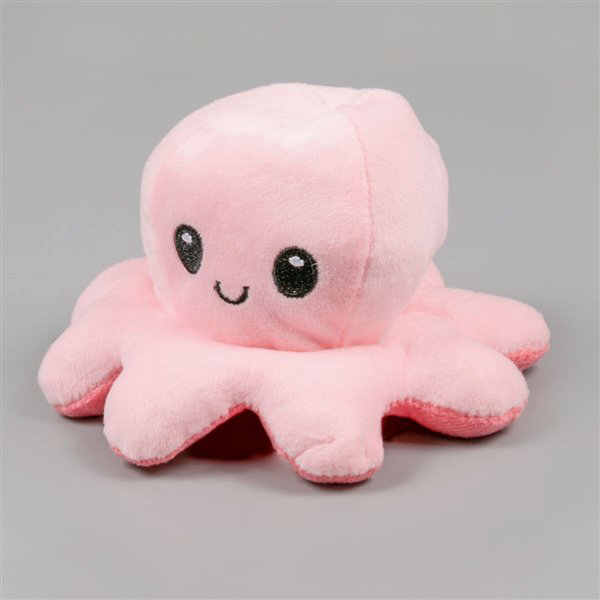 Мягкая игрушка Octopus Осьминог-перевертыш  10см розовая-светло-розовая купить,NaN
