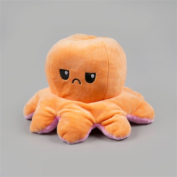 Мягкая игрушка Octopus Осьминог-перевертыш  10см оранжевая-розовая купить,NaN