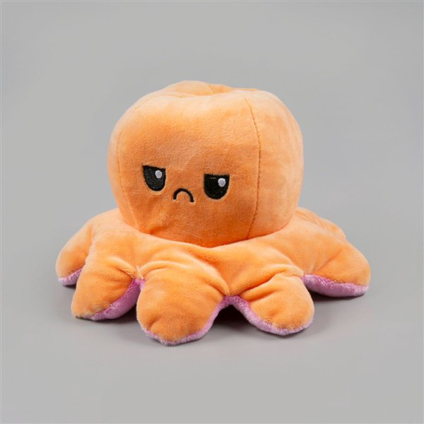 Мягкая игрушка Octopus Осьминог-перевертыш  10см оранжевая-розовая купить,NaN