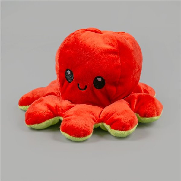 Мягкая игрушка Octopus Осьминог-перевертыш  10см красная-зелёная купить,NaN