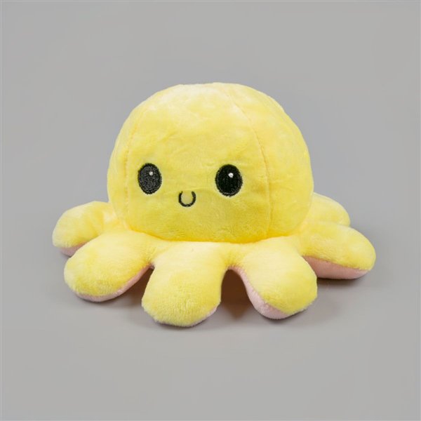 Мягкая игрушка Octopus Осьминог-перевертыш  10см жёлтая-розовая купить,NaN