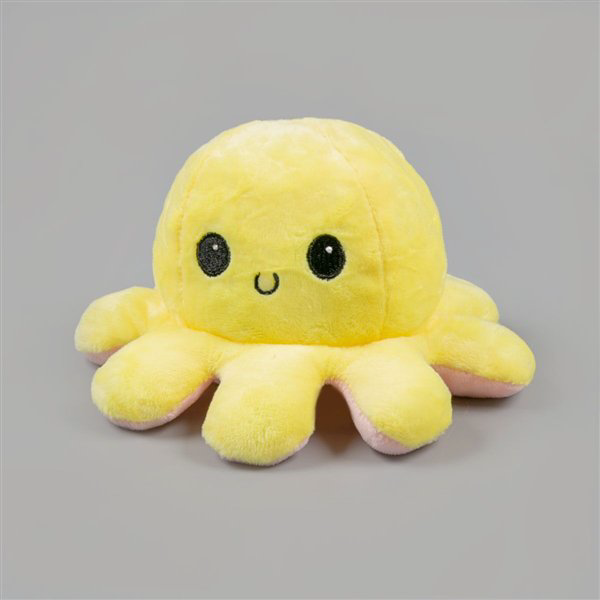 Мягкая игрушка Octopus Осьминог-перевертыш  10см жёлтая-розовая купить,NaN