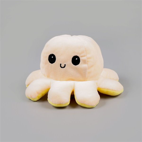 Мягкая игрушка Octopus Осьминог-перевертыш  10см жёлтая-бежевая купить,NaN