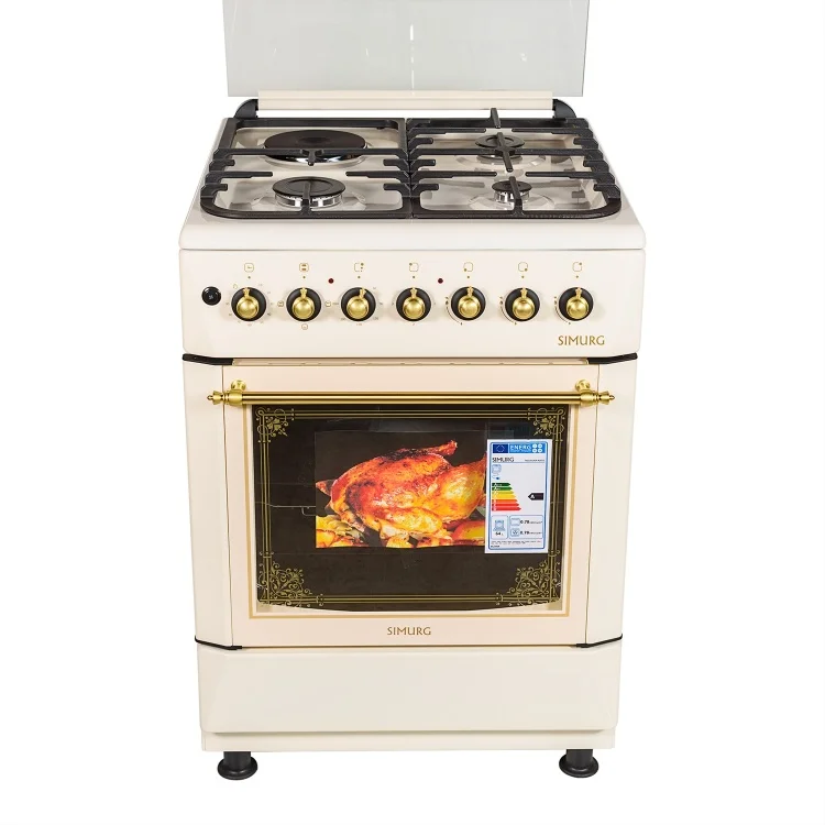 Газовая плита SIMURG FK6316GAZR Luxe Begie