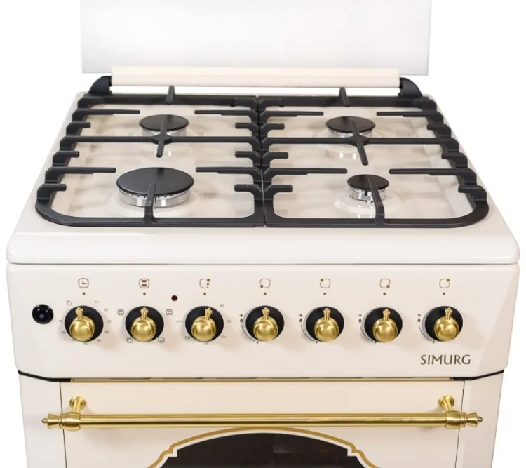 Газовая плита SIMURG FK6406GAZR Luxe Begie - ForteMarket Газовая плита SIMURG FK6406GAZR Luxe Begie купить,0