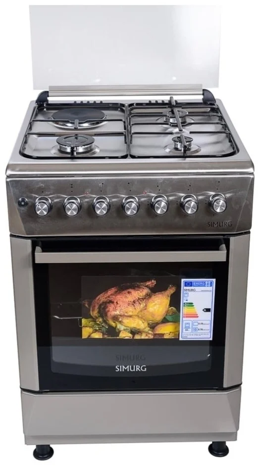 Газовая плита SIMURG FK6316GAZM Luxe Grey