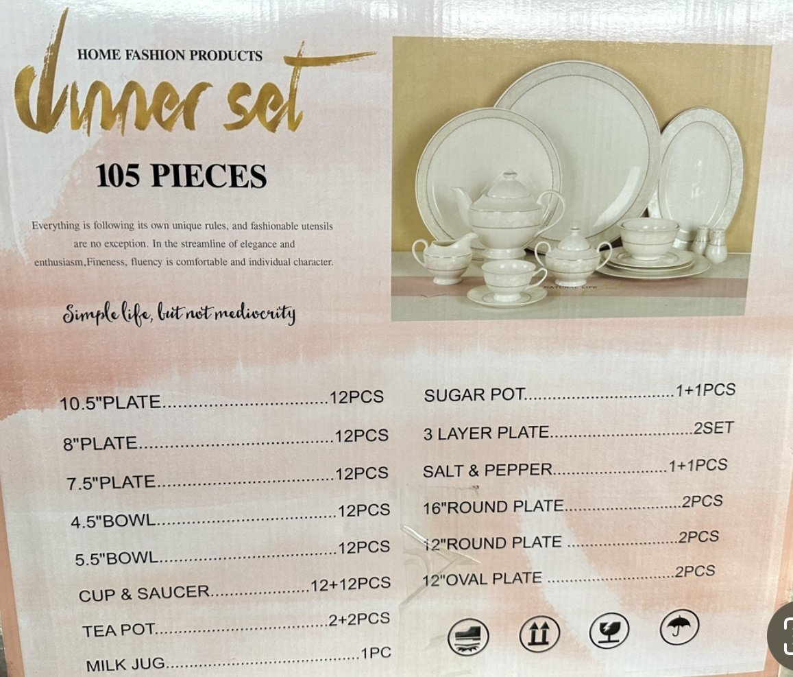 Сервиз на 12 персон Imperial Collection , предметов: 105, чайно-столовый, фарфор купить,NaN