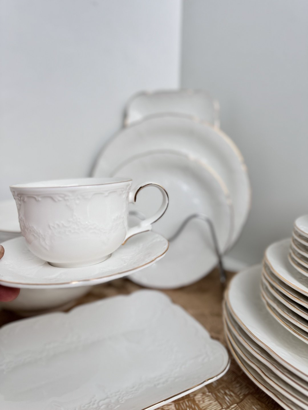 Сервиз на 6 персон DDHOME Aesthetic , предметов: 32, чайно-столовый, костяной фарфор купить,44200