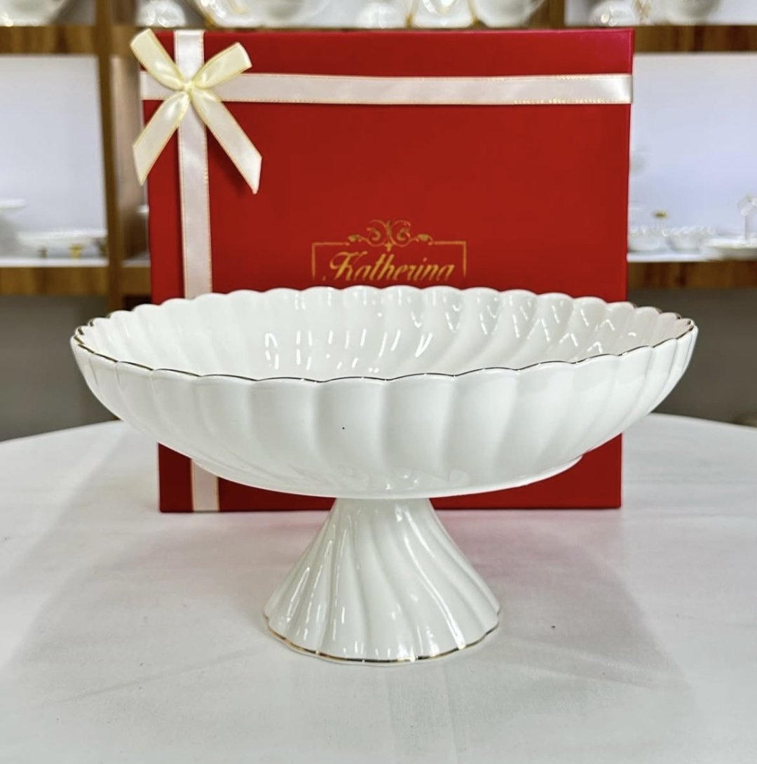 Фруктовница Katherina 1 шт, фарфор, 30х30 см - ForteMarket Фруктовница Katherina 1 шт, фарфор, 30х30 см купить,0
