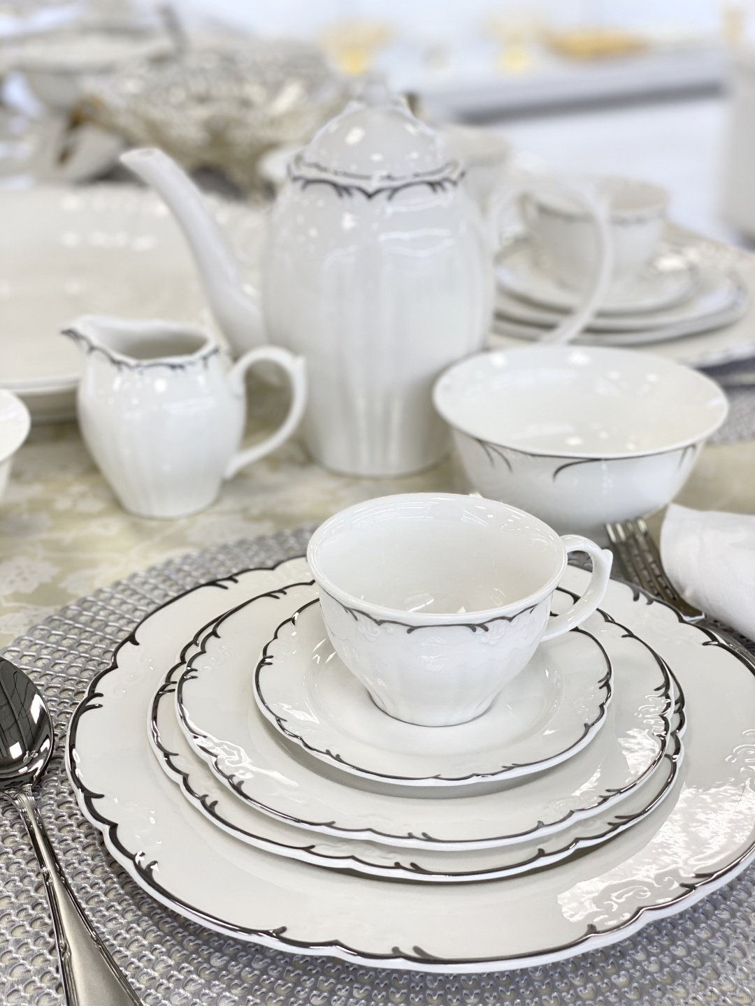 Сервиз на 12 персон Karina Home Collection , предметов: 95, чайно-столовый, фарфор