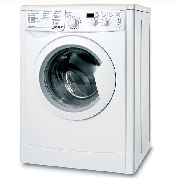 Стиральная машина Indesit IWSD 6105 B CIS белая купить,NaN