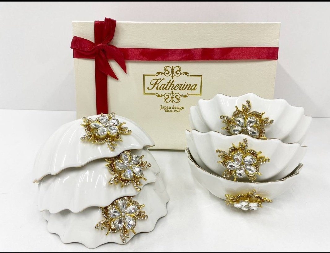 Салатник Katherina 6 шт, керамика, 7х14 см