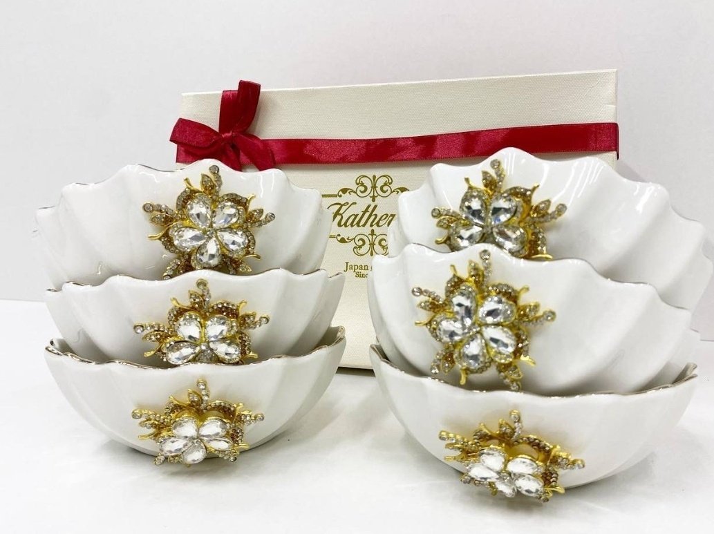Салатник Katherina 6 шт, керамика, 7х14 см - ForteMarket Салатник Katherina 6 шт, керамика, 7х14 см купить,0