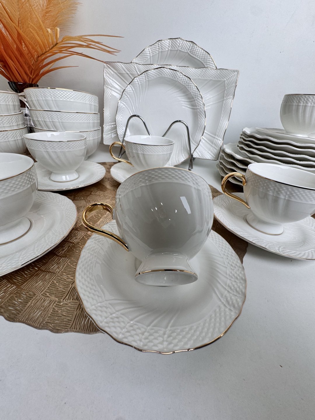 Сервиз на 6 персон DDHOME Aster , предметов: 32, чайно-столовый, костяной фарфор - ForteMarket Сервиз на 6 персон DDHOME Aster , предметов: 32, чайно-столовый, костяной фарфор купить,0