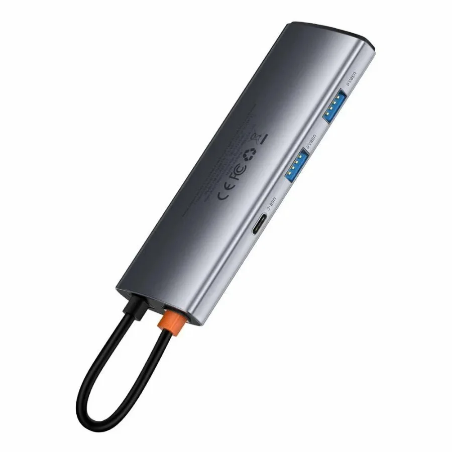 Док-станция Baseus 7 in 1 Type-C WKWG020113 Silver купить,NaN