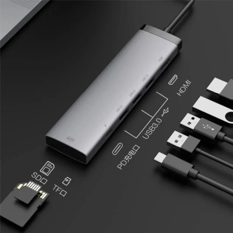 Док-станция Xiaomi A12 Miwu Type-C MWCMA01 Grey