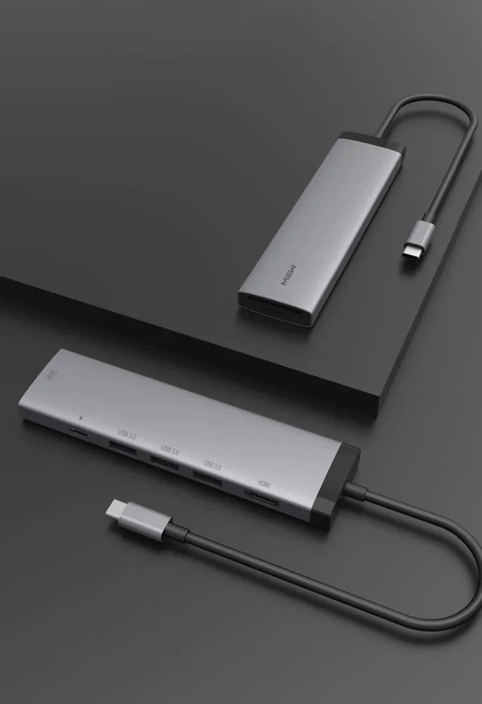 Док-станция Xiaomi A12 Miwu Type-C MWCMA01 Grey