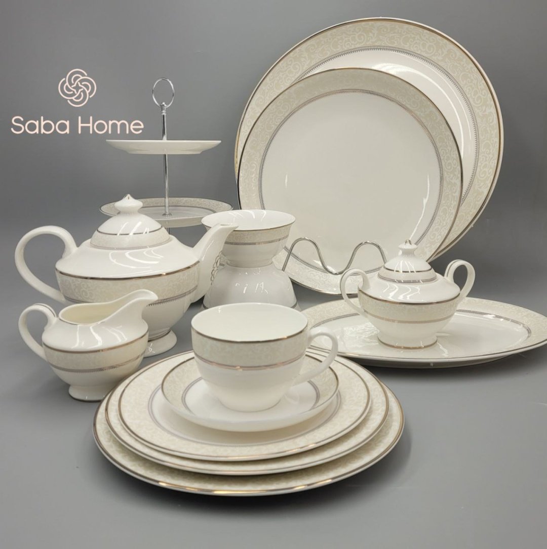 Сервиз на 12 персон Saba Home , предметов: 105, чайно-столовый, фарфор