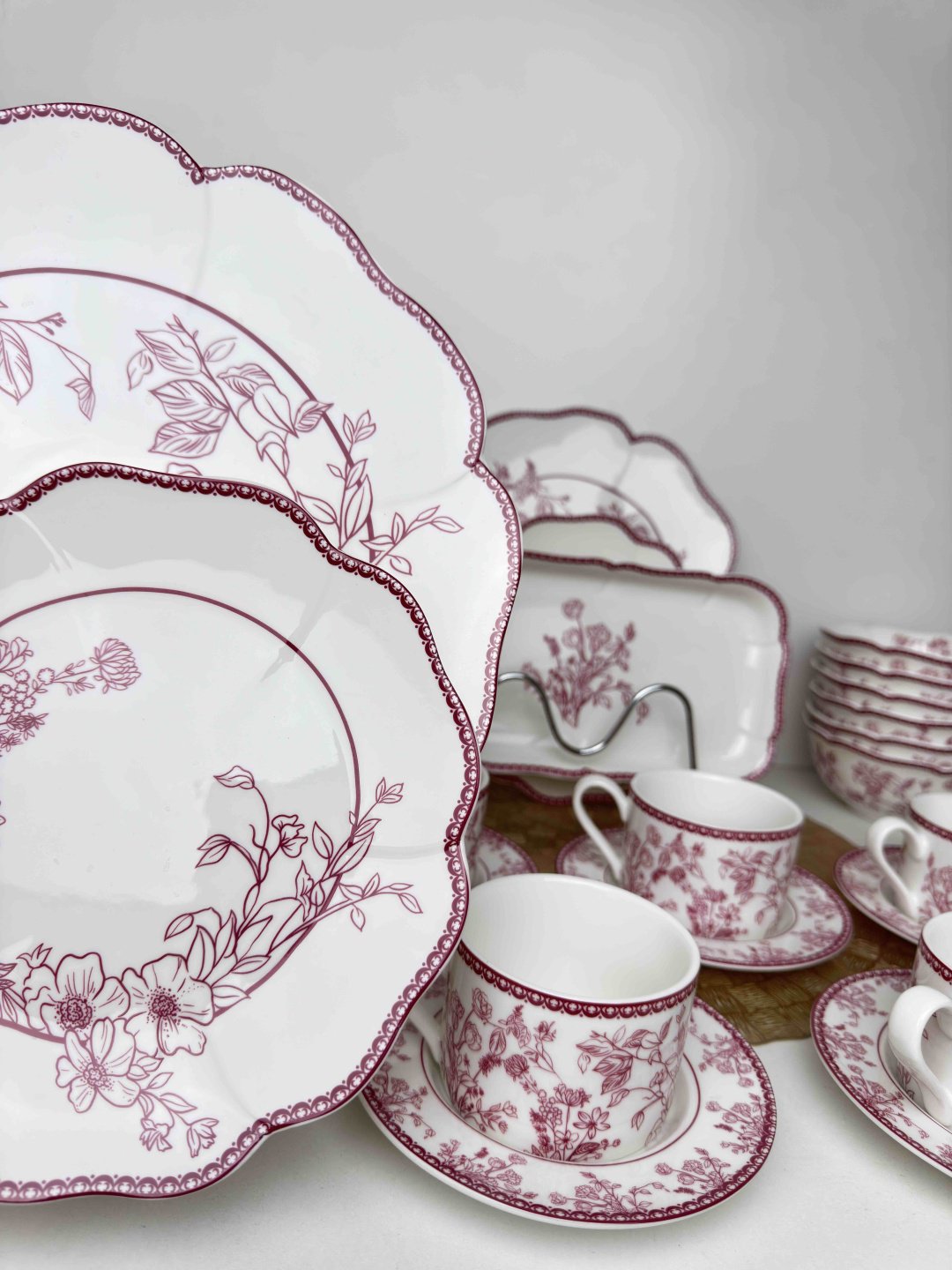 Сервиз на 6 персон DDHOME Флоренция, предметов: 32, чайно-столовый, керамика - ForteMarket Сервиз на 6 персон DDHOME Флоренция, предметов: 32, чайно-столовый, керамика купить,0
