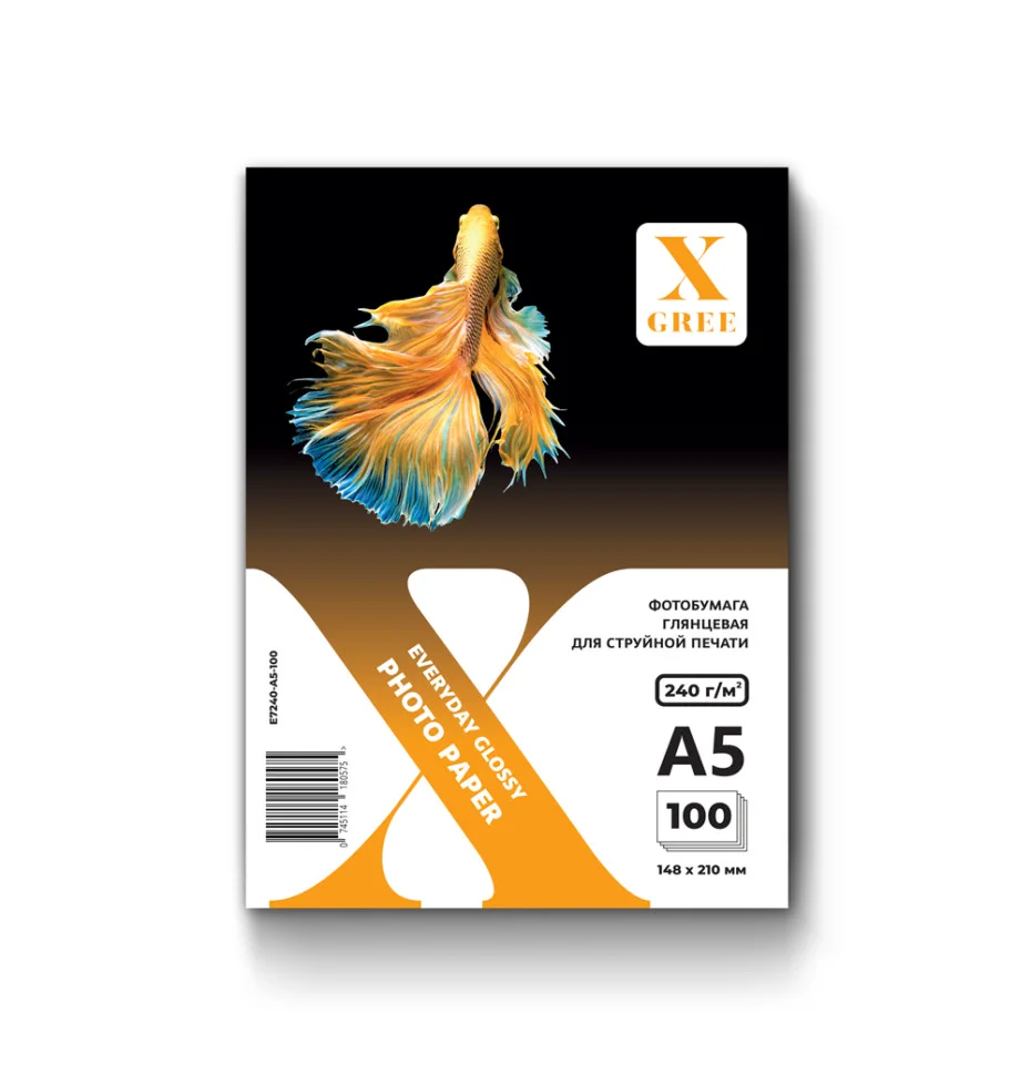 Фотобумага X-Gree everyday E7240-A5-100 A5 100л глянцевая