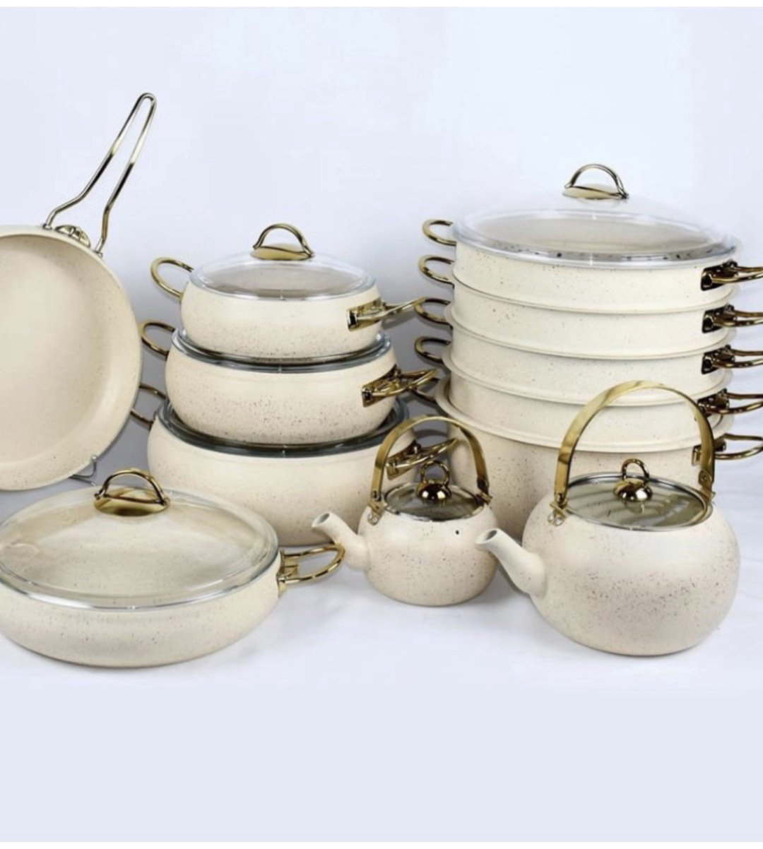 Набор посуды O.M.S. Collection 660104 стекло, керамика 19 в 1 купить,NaN