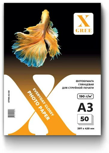 Фотобумага X-Gree everyday E7190-A3-50 A3 50л глянцевая 