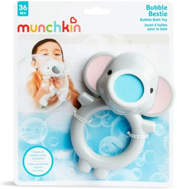 Пеноообразователь Munchkin Слоник Bubble Bestie 90273P/051939 пластик серый купить,NaN