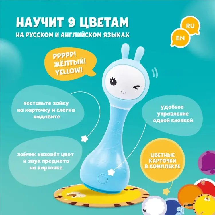 Интерактивная игрушка Alilo Умный зайка R1 купить,NaN