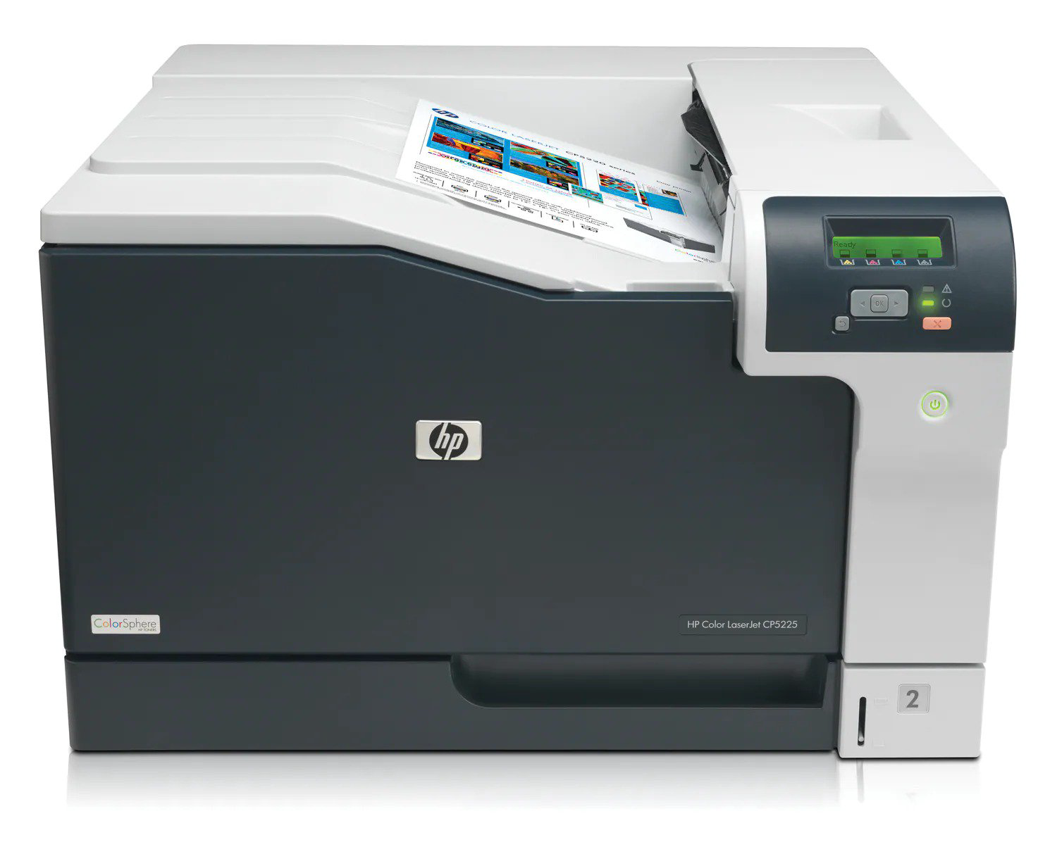 Принтер HP Color LaserJet Pro CP5225n CE711A серый