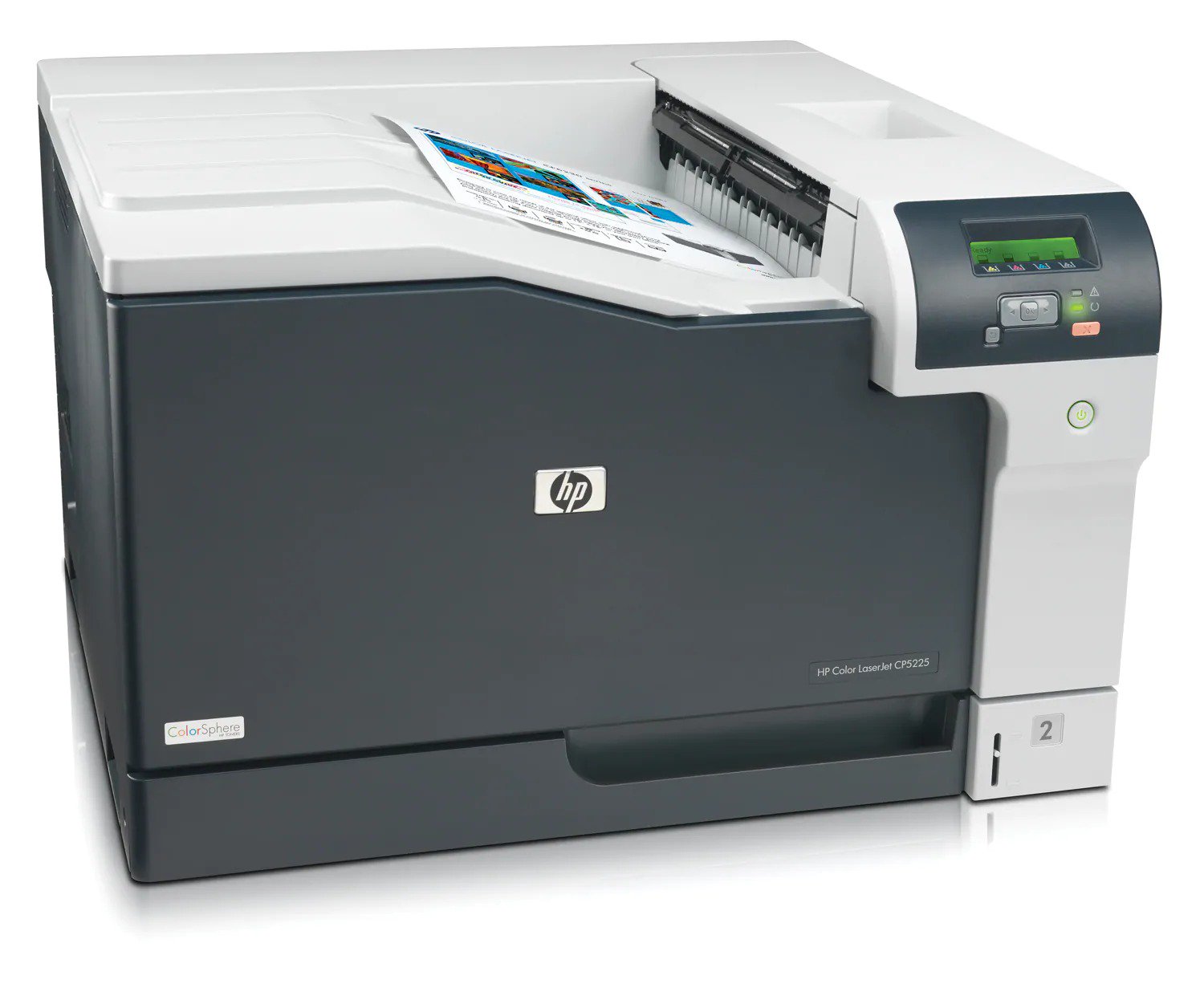 Принтер HP Color LaserJet Pro CP5225n CE711A серый
