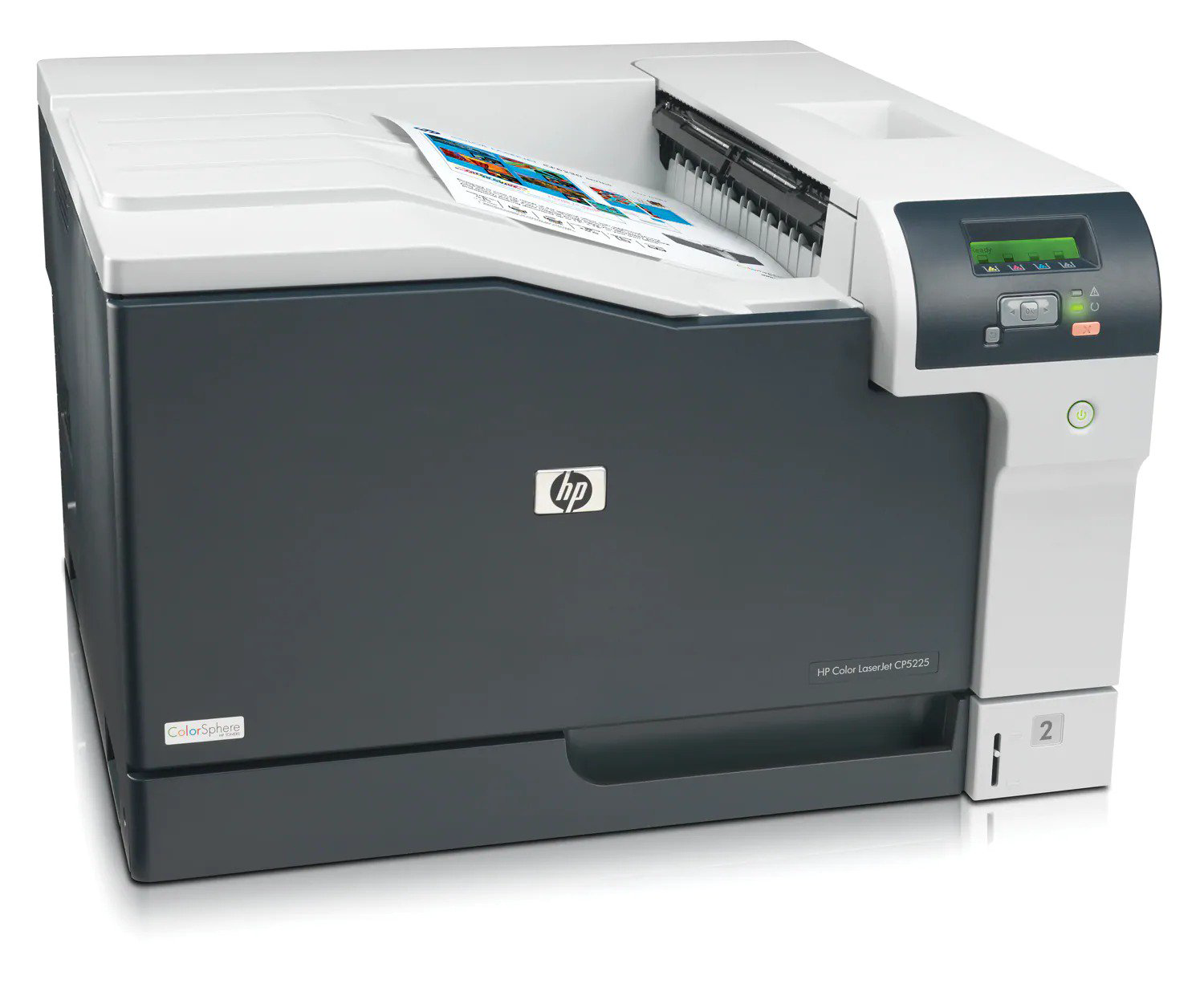 Принтер HP Color LaserJet Pro CP5225n CE711A серый купить,794191