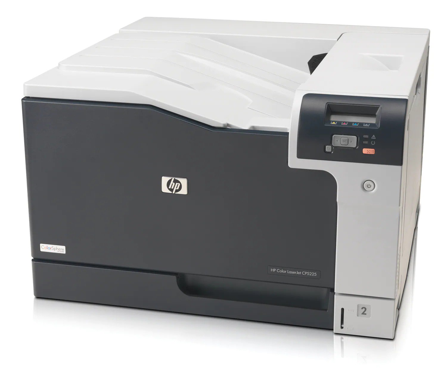 Принтер HP Color LaserJet Pro CP5225n CE711A серый