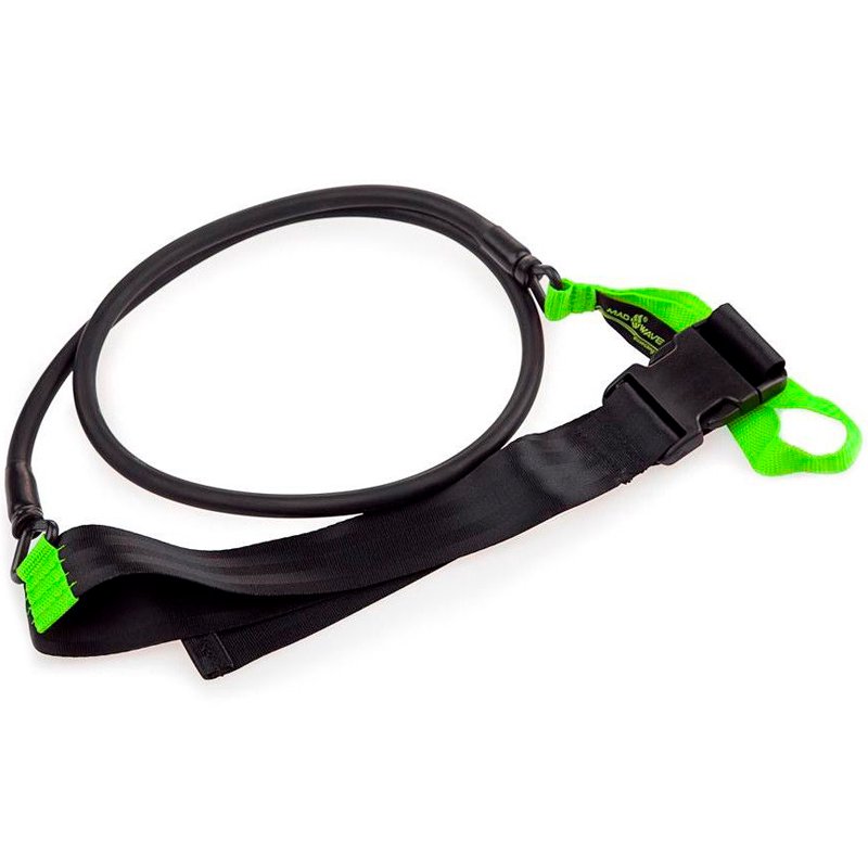 Тренажер Madwave Short Belt черно-зеленый