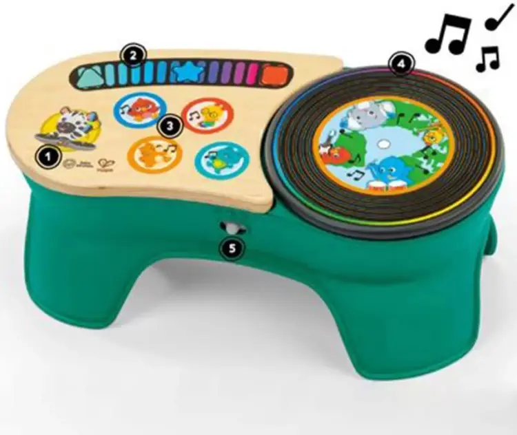 Музыкальный инструмент Hape Диджейский пульт проигрыватель купить,NaN