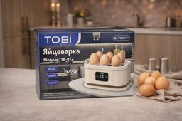 Яйцеварка Tobi TB-972 молочный