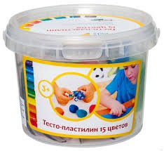 Игровой набор Genio Kids Тесто-пластилин 15 цветов TA1066V