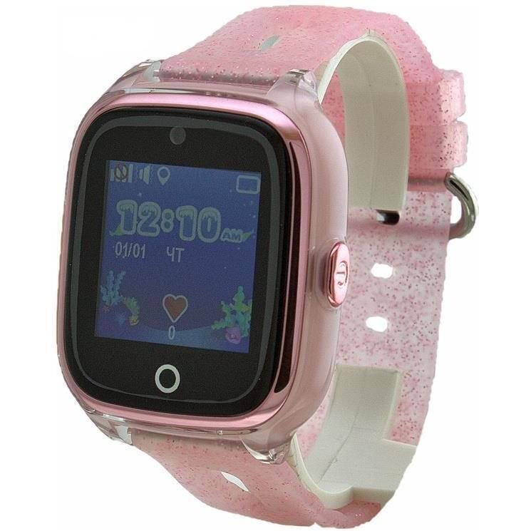 Детские Smart часы Wonlex KT01 розовые купить,NaN