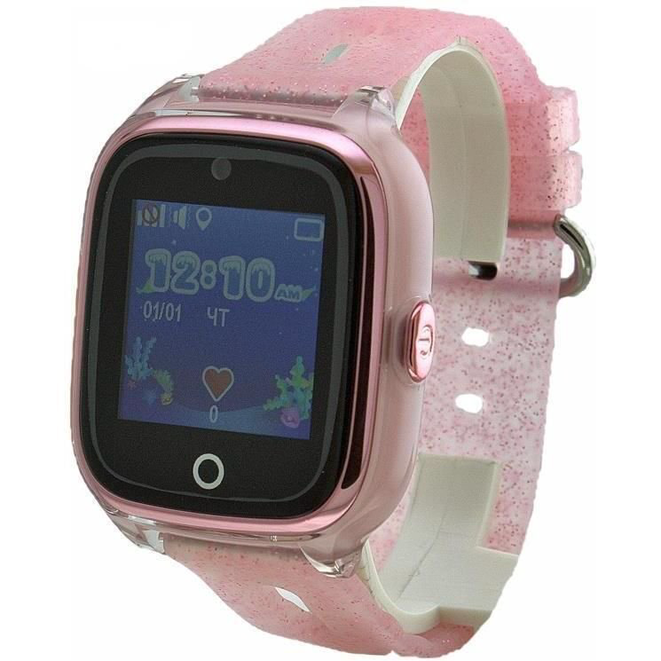 Детские Smart часы Wonlex KT01 розовые купить,NaN