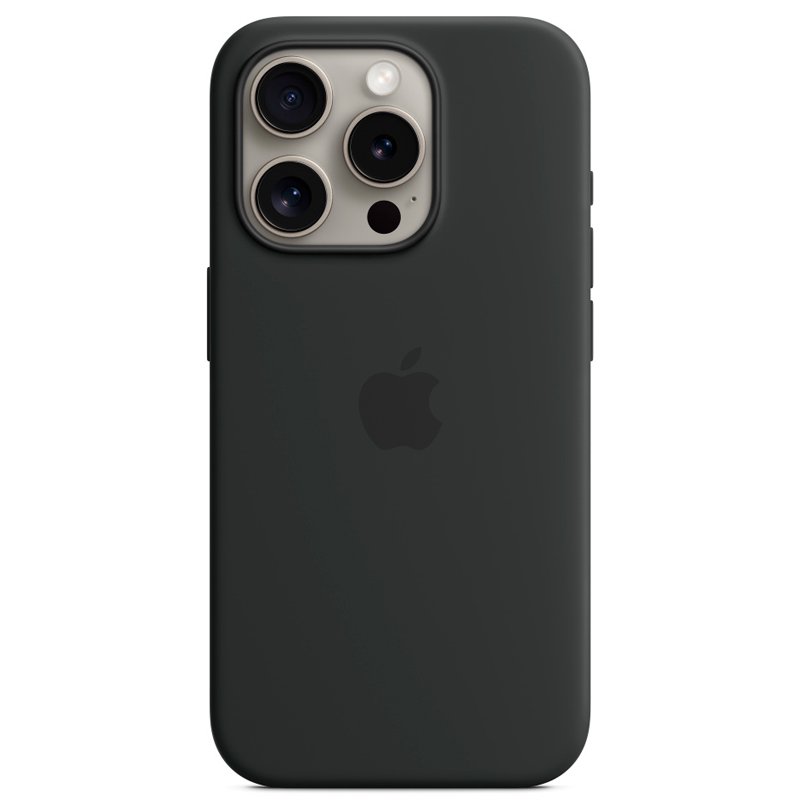 Чехол Apple для iPhone 15 Pro Silicone Case with MagSafe A3125 MT1A3ZM/A Black