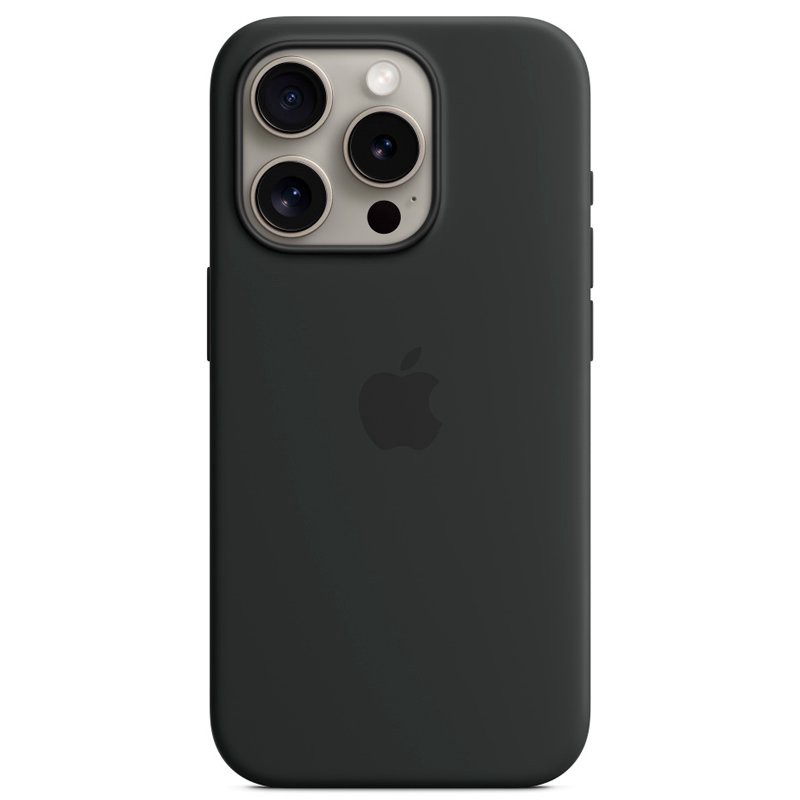 Чехол Apple для iPhone 15 Pro Silicone Case with MagSafe A3125 MT1A3ZM/A Black купить,NaN