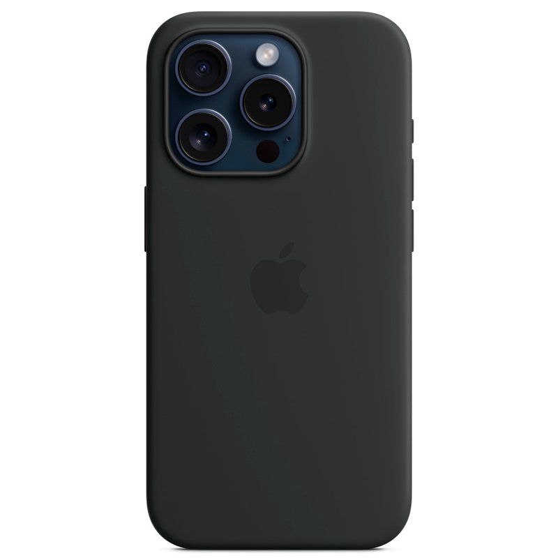 Чехол Apple для iPhone 15 Pro Silicone Case with MagSafe A3125 MT1A3ZM/A Black купить,NaN