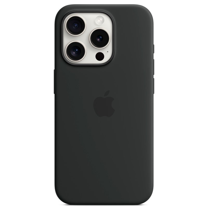 Чехол Apple для iPhone 15 Pro Silicone Case with MagSafe A3125 MT1A3ZM/A Black купить,0