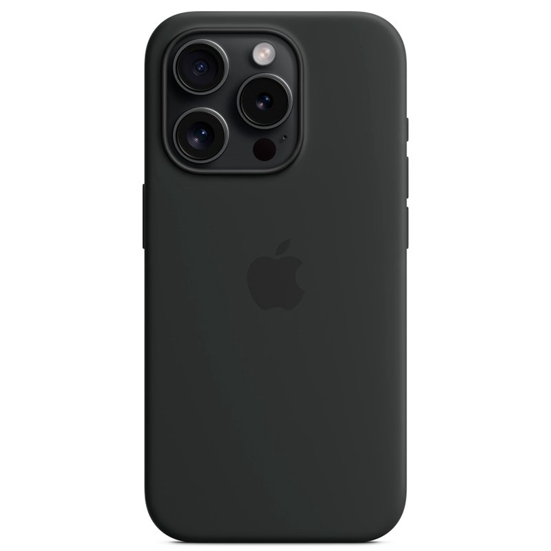 Чехол Apple для iPhone 15 Pro Silicone Case with MagSafe A3125 MT1A3ZM/A Black купить,NaN