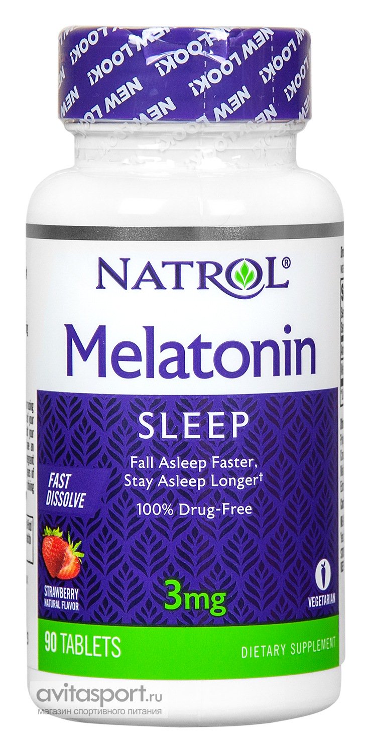 Мелатонин Natrol 10 мг №90