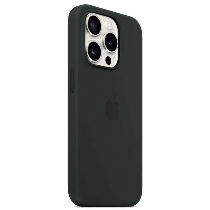 Чехол Apple для iPhone 15 Pro Silicone Case with MagSafe A3125 MT1A3ZM/A Black купить,NaN