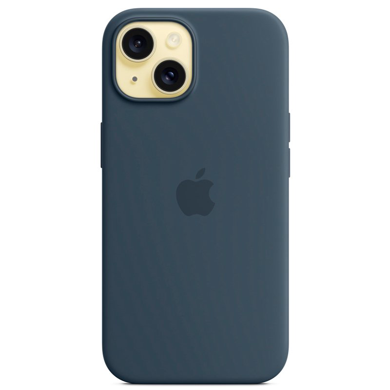 Чехол Apple для iPhone 15 Silicone Case with MagSafe A3123 MT0N3ZM/A Storm Blue купить,NaN