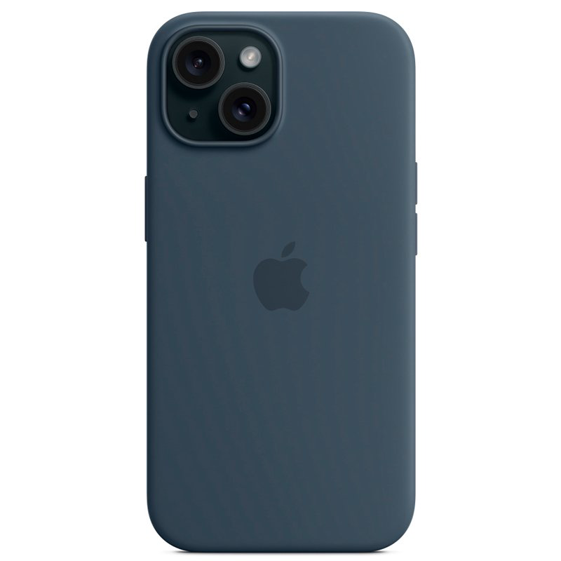 Чехол Apple для iPhone 15 Silicone Case with MagSafe A3123 MT0N3ZM/A Storm Blue купить,NaN