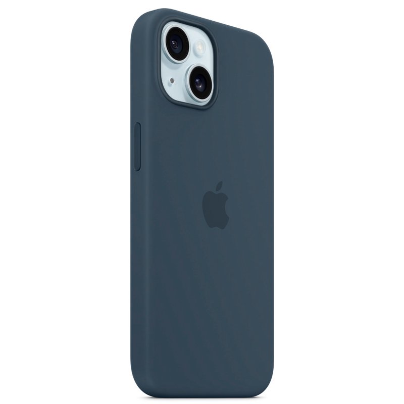 Чехол Apple для iPhone 15 Silicone Case with MagSafe A3123 MT0N3ZM/A Storm Blue купить,NaN