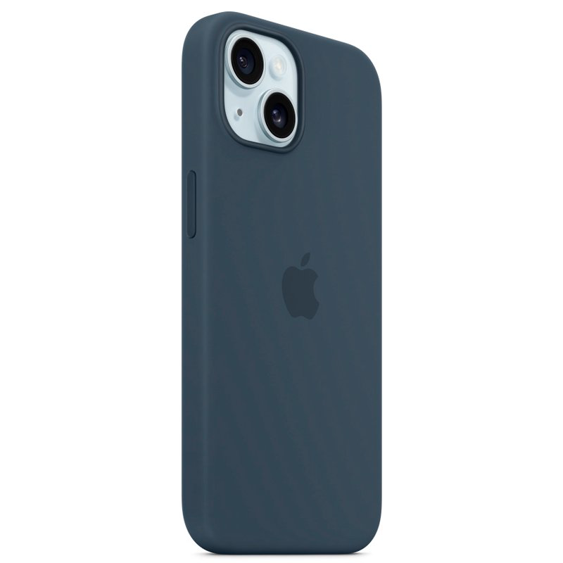 Чехол Apple для iPhone 15 Silicone Case with MagSafe A3123 MT0N3ZM/A Storm Blue купить,NaN