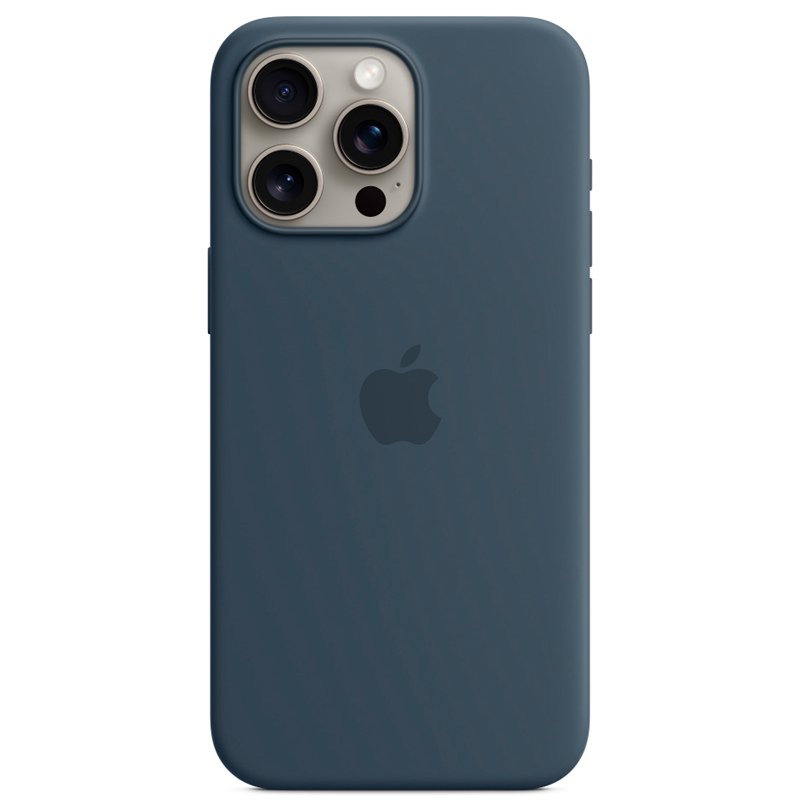 Чехол Apple для iPhone 15 Pro Max Silicone Case with MagSafe A3126 MT1P3ZM/A Storm Blue